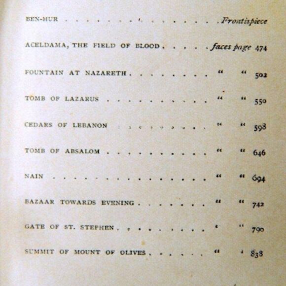 1896 BEN-HUR "A Tale Of The Christ" Book - Picture 13 of 15